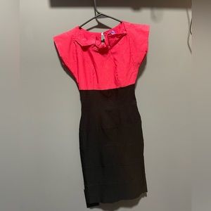 Beautiful Pink & Black Dress